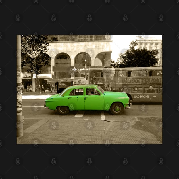 Uruguayan old green car by FollowHedgehog