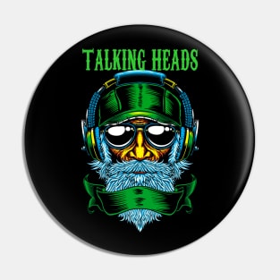 TALKING HEADS BAND MERCHANDISE Pin