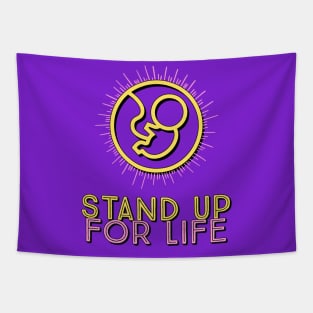 Stand Up For Life Tapestry