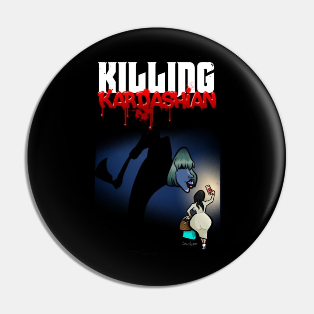 Killing Kardashian Book Cover Pin by binarygod