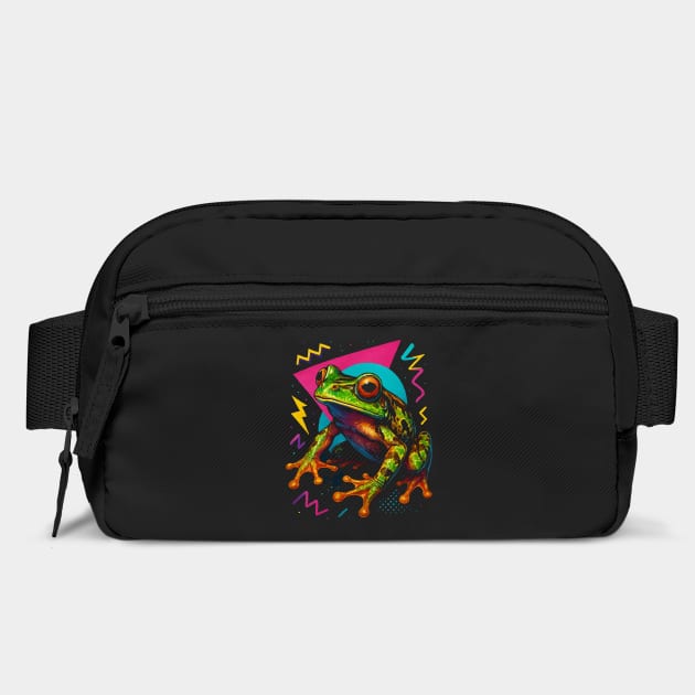 Retro Neon Big Eye Tree Frog by Reptiq's Store