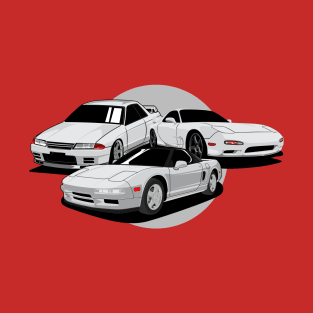 3 legend JDM cars T-Shirt