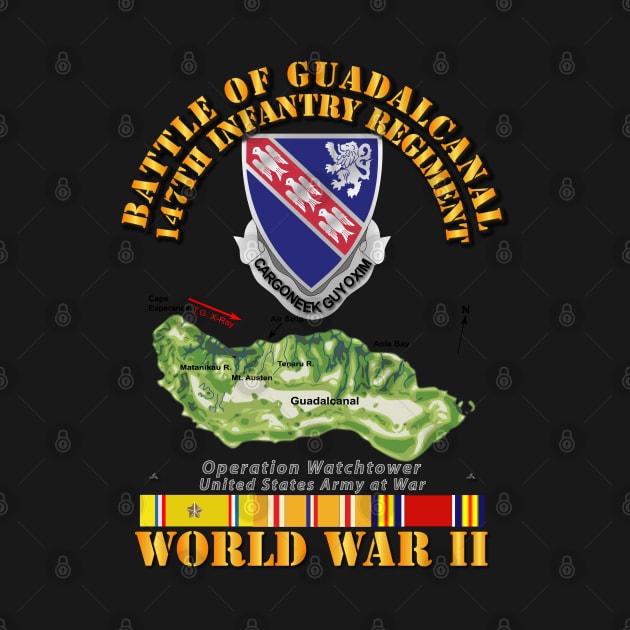 Army - 147th Infantry Regimen - WWII - Guadalcanal by twix123844