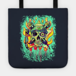 OLD SKOOL Skull ROCK Tote