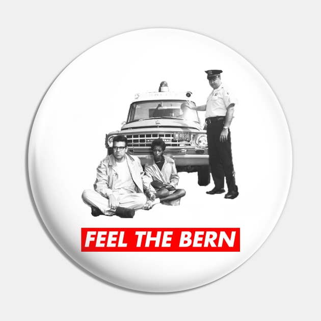 Bernie Sanders 1963 Feel the Bern Pin by skittlemypony