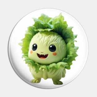 Happy Lettuce Buddy Pin