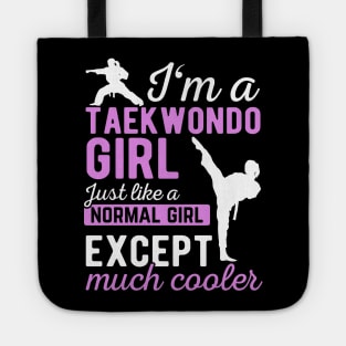 I'm A Taekwondo Girl Funny Gift For Women Girls Tote