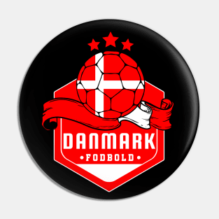 Danmark Football Pin