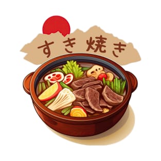 Sukiyaki | Japanese cuisine | Traditional Food T-Shirt