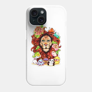 Zodiac LEO Doodle Art Series Phone Case