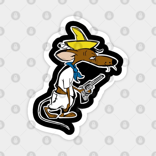 slowpoke rodriguez Magnet by small alley co