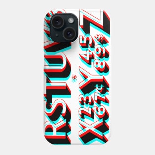 Typo Glitch Phone Case