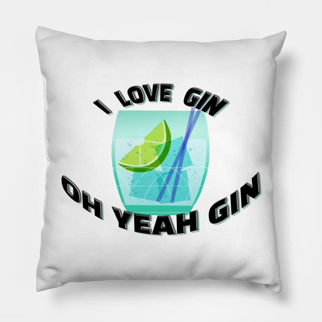 Gin Pillow by cuteandgeeky