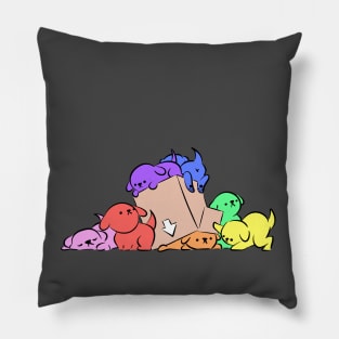 Rainbow Pups Pillow