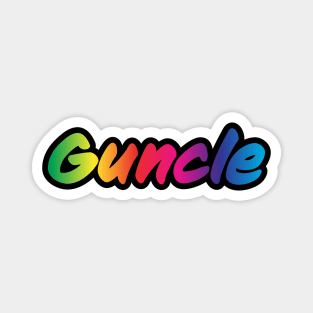 Gay Uncle T-Shirt | Guncle | Uncle Gift | Fun Uncle | Unisex - Men & Women's Tee | LGBT shirts Magnet