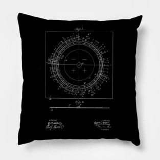 Star Finder Vintage Patent Drawing Pillow