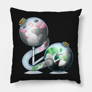 Demigirl And Aromantic Pride Potion Pillow