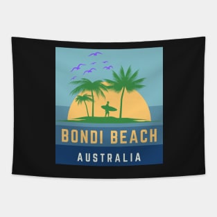 Surf Bondi Beach Australia Tapestry