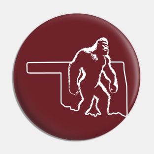 Big foot Oklahoma Pin