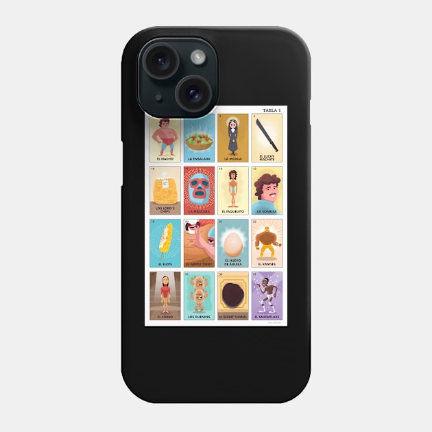 Nacho Daddy's Lotería Phone Case by Zacharys Harris