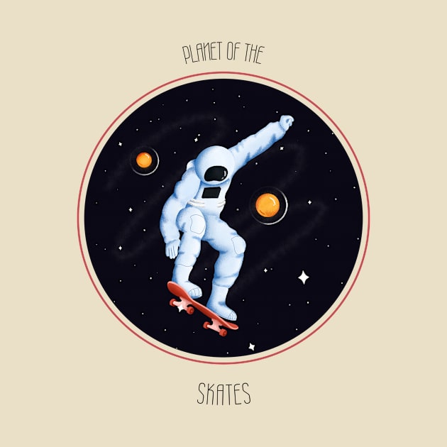 Planet of the Skates by Sam's Shirt Barn