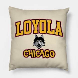 Loyola Chicago Basketball Pillow