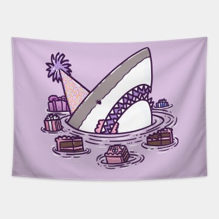 Birthday Princess Shark II Tapestry