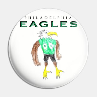 Philadelphia Eagles Mascot Design Pin