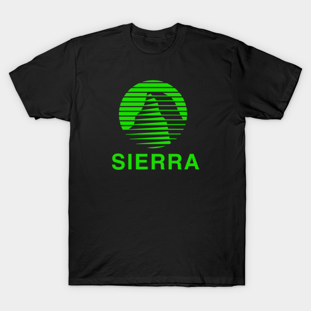 Vintage Sierra Games Logo - Video Games - T-Shirt