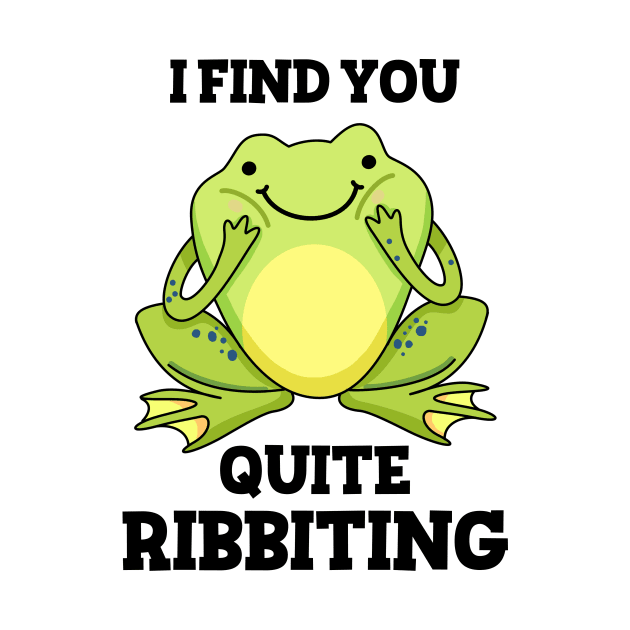 Quite Ribbiting Funny Frog Pun by punnybone