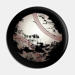 Baseball under construction Pin