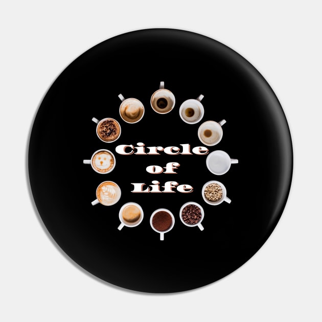 Circle of Life - Kaffee Tasse - Coffee Cup Motiv Pin by Maggini Art