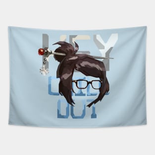 Hey, Chill Out - Mei Overwatch Tapestry