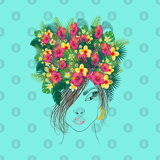 Beautiful strong floral women by Maia Pretty Designs