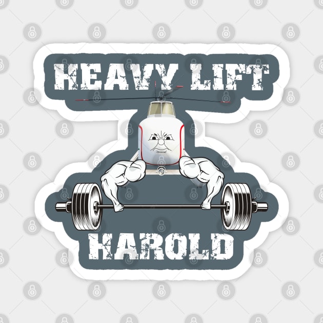 Heavy Lift Harold Magnet by sketchfiles