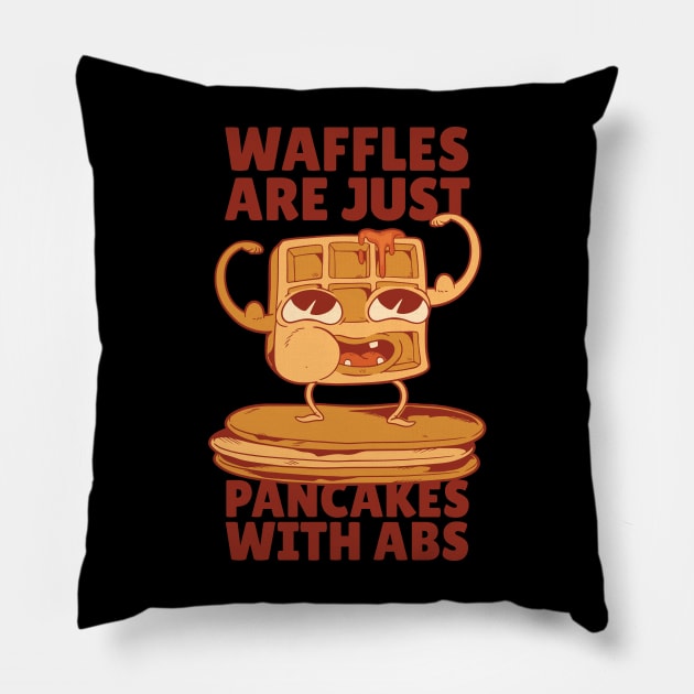 Buff Breakfast Pillow by TheSim