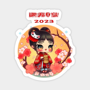 Lunar new year 2023 Magnet