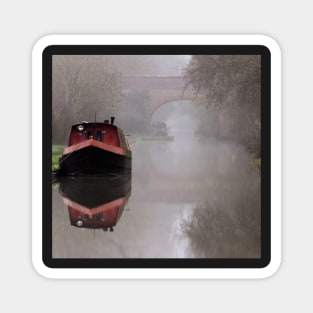 Mystical Barge on the Canal Magnet