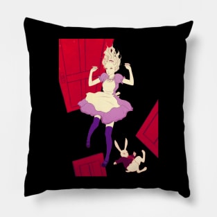 Alice falling Pillow