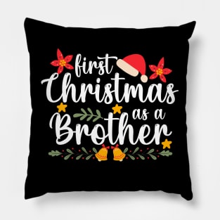 first christmas as a Brother Funny Xmas Christmas Pillow