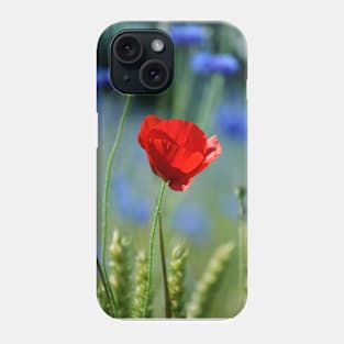 Lonely Poppy Phone Case