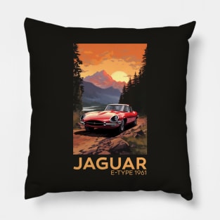 Jaguar E-Type Series 1 Pillow