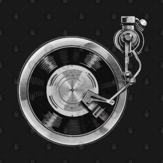 DJ Turntable, Playing Vinyl Record Photo by Aldrvnd