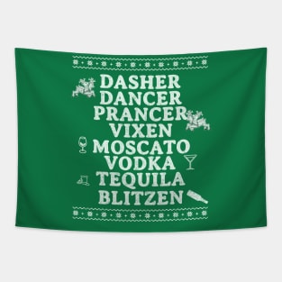 Funny reindeer names Tapestry