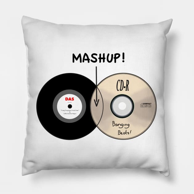 Venn Diagram of a MashUp! Pillow by DavidASmith