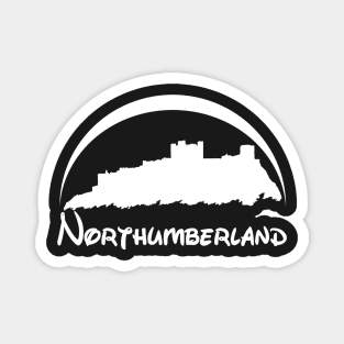 Northumberland (White Logo) Magnet