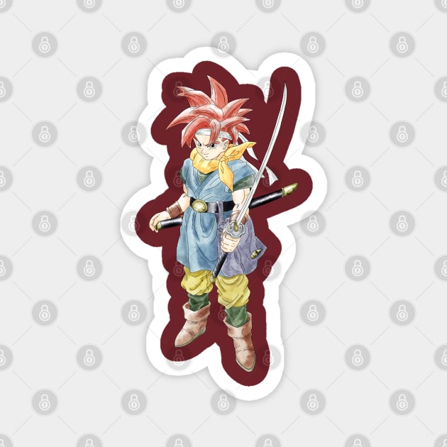 Crono Watercolor Magnet by GingerCatGirlPrime 