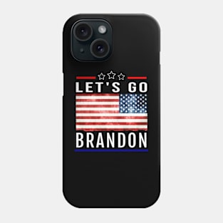 Let's Go Brandon Us flag Phone Case