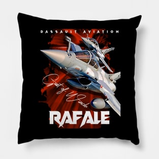 Dassault Rafale French Fighterjet Aircraft Pillow