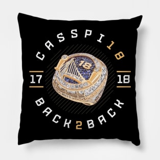 Omri Casspi 18 Back 2 Back Championship Ring 2017-18 Pillow